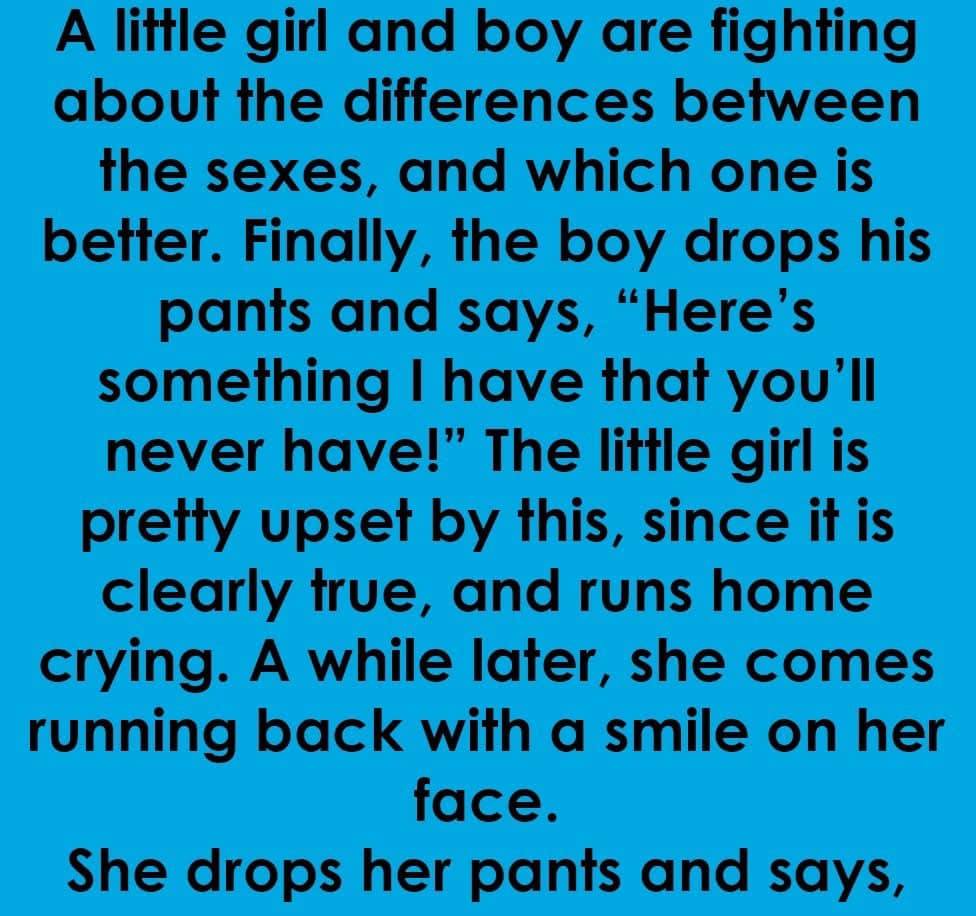 A little girl and