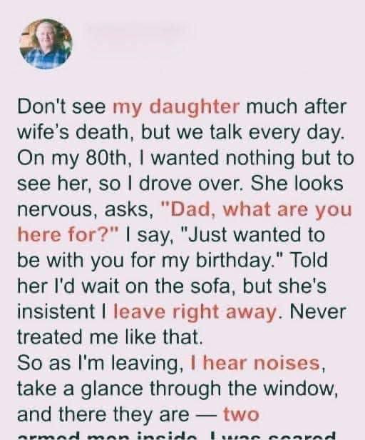 Old Man Goes to Visit Daughter