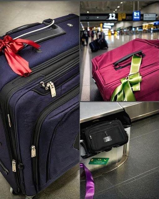 If you are a baggage handler, here’s why you never should tie anything to your suitcase..