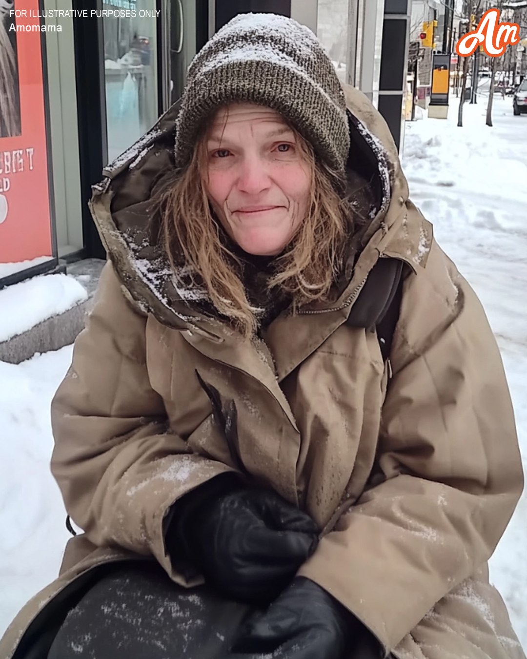 I Gave a Coat to a Homeless Woman on Christmas Eve —3 Years Later, She Returned with a Gray Case & a Smile I Couldn’t Forget